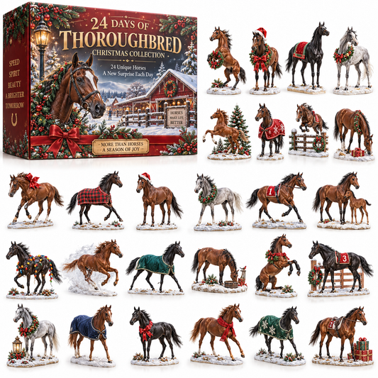 24 Days of Thoroughbred Spirit – A Christmas Collection of Speed & Grace 🐎🎄