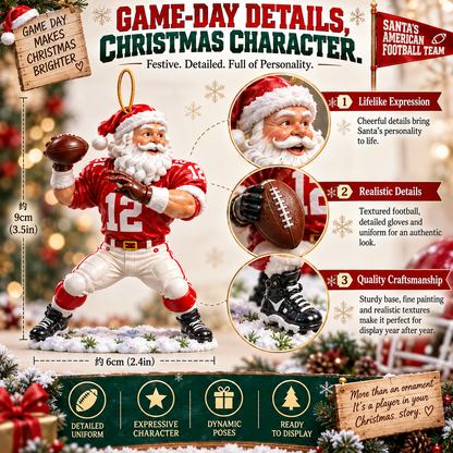 🎅🏈 Santa’s American Football Team – 24 Christmas Game-Day Players