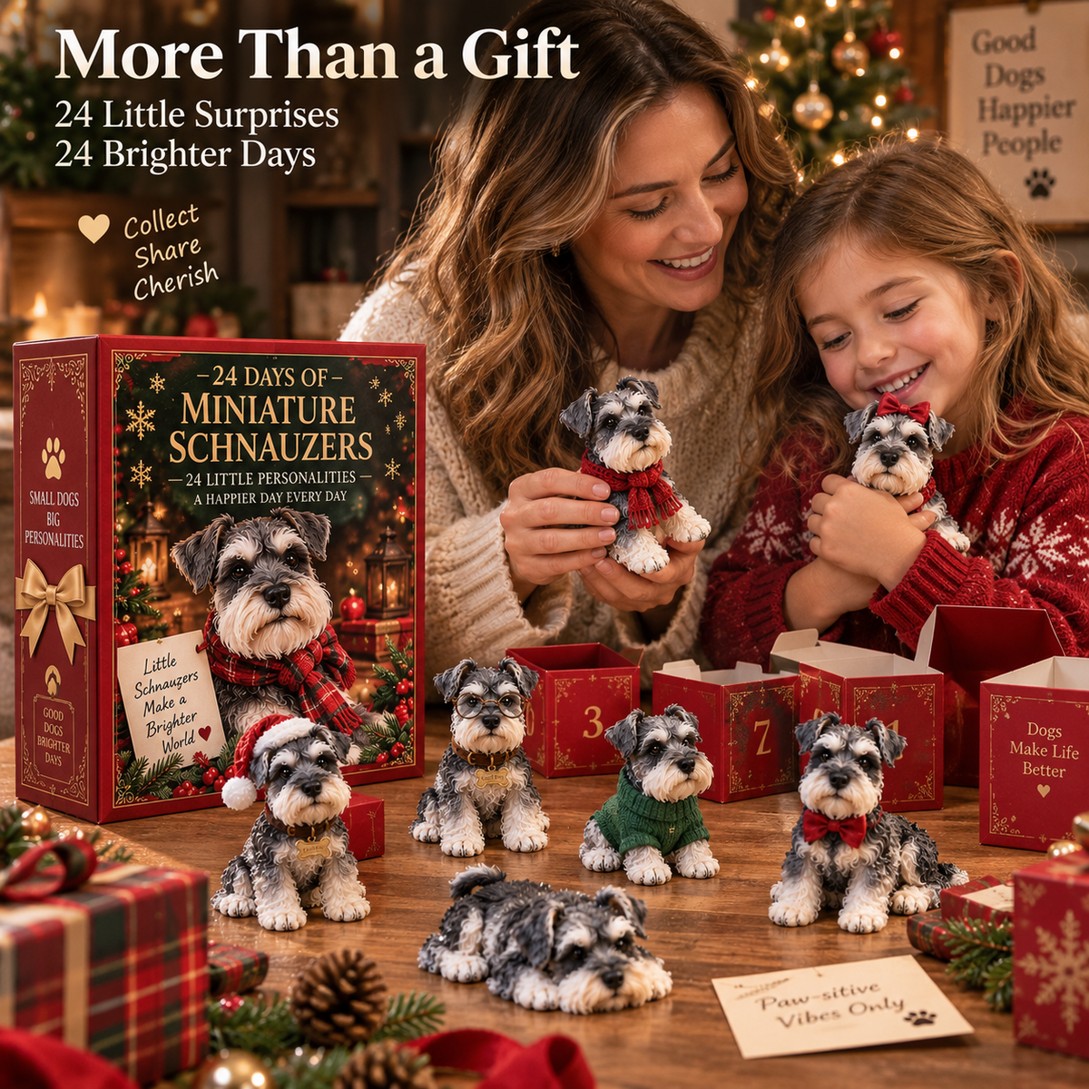 ⏳ Last day to save 49% –🔥24 Days of Schnauzer Love – A Little Bearded Friend Every Day🔥