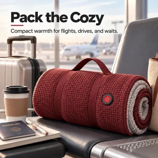 🎁 Wearable Heated Blanket for Cozy Couch & Desk Comfort