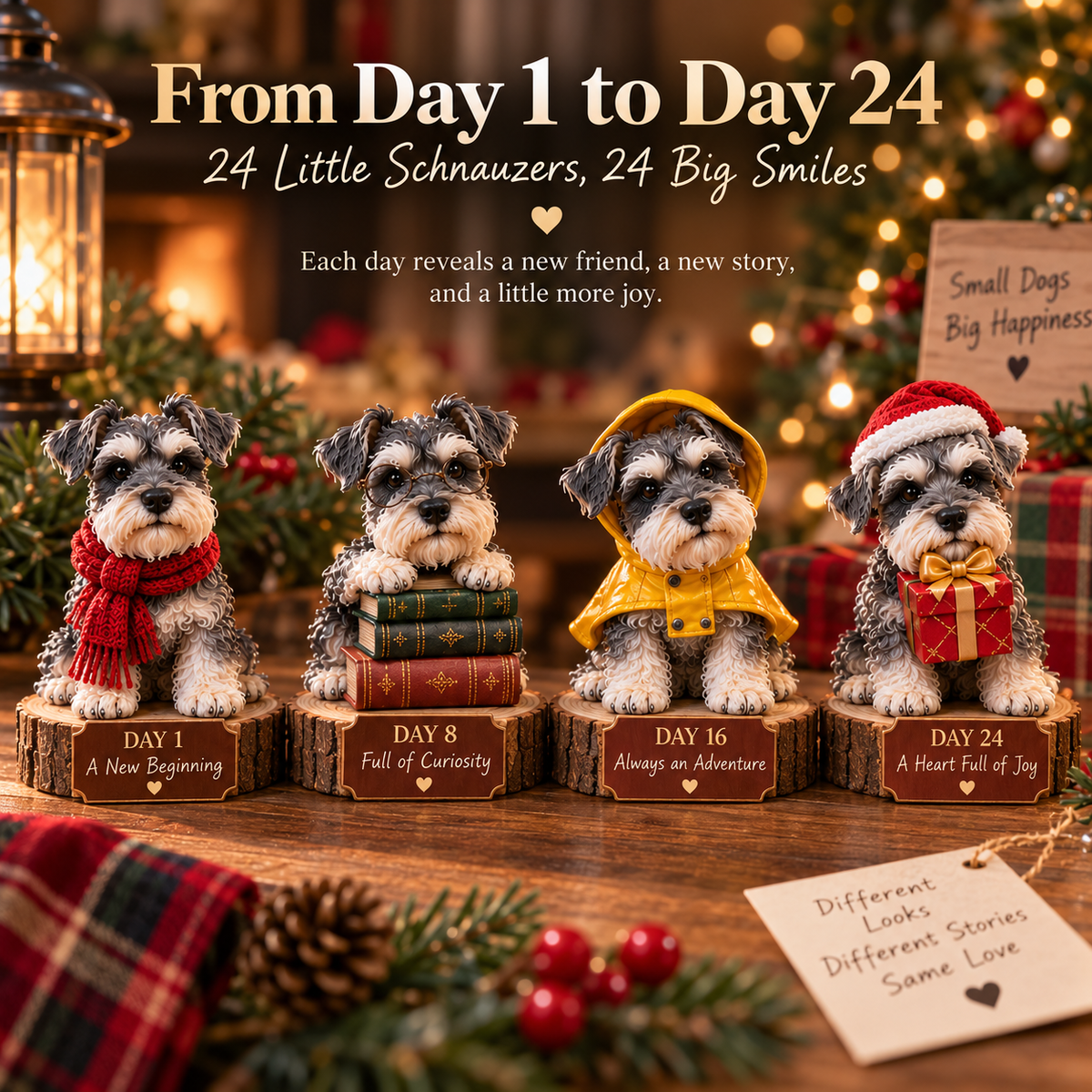 ⏳ Last day to save 49% –🔥24 Days of Schnauzer Love – A Little Bearded Friend Every Day🔥