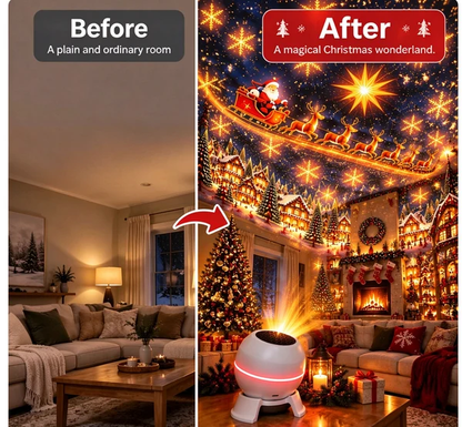⏳ Last day to save 49% –🎄🎅 Christmas Magic Projection Light – Bring Holiday Scenes to Life💖