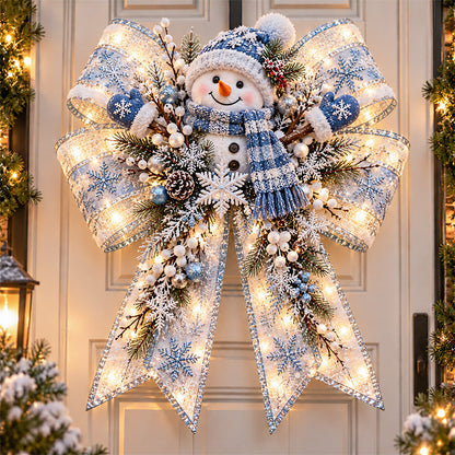 🎀🎀 Giant Light-Up Christmas Bows – Oversized Festive Door Decor ✨
