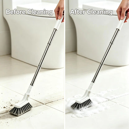 🔥Hot Sale 49% Off🔥Adjustable Length Stainless Steel Telescopic Long Handle Crevice Cleaning Brush 🧹