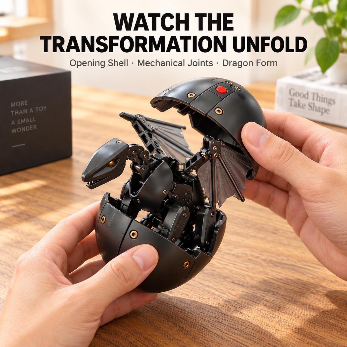 🐉🔥 From Egg to Dragon – Epic Mechanical Transforming Toy! 🔥🥚