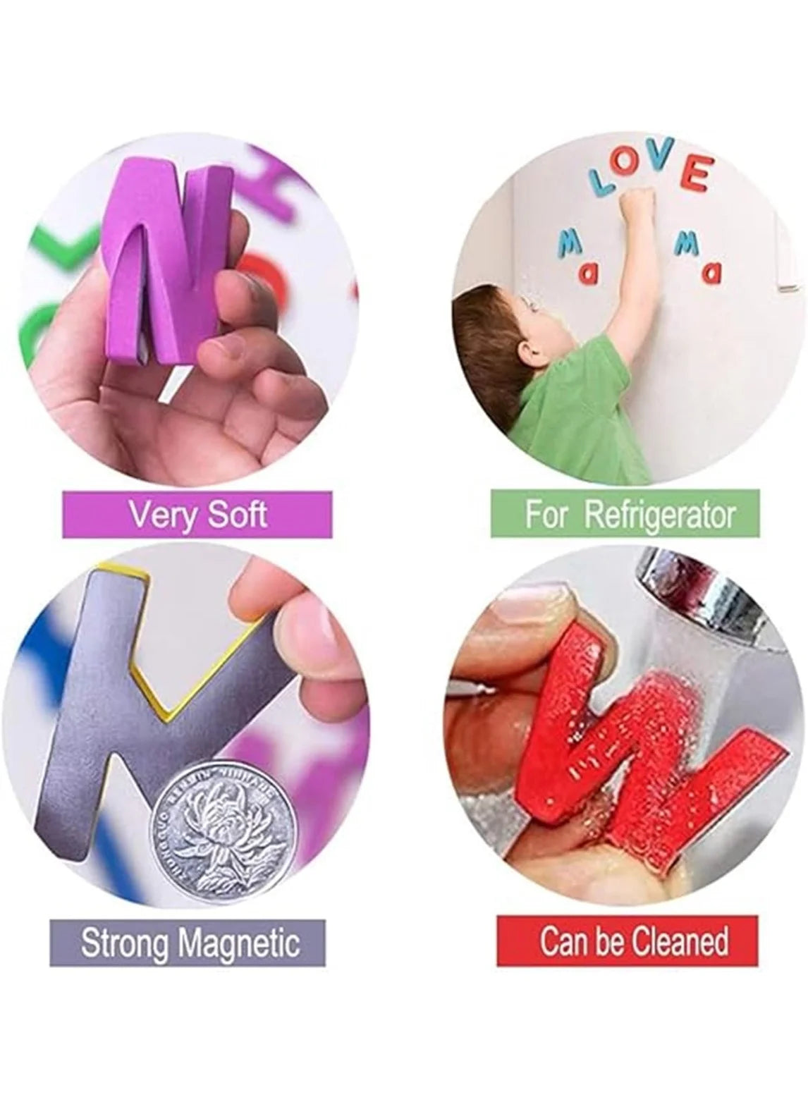 234 PCS Magnetic Alphabet Tiles Toy, Uppercase & Lowercase Letters with Double-Sided Whiteboard + 40 Flash Cards, STEM Educational Spelling Toy for Kids, Magnetic Letters Numbers Set for Preschool Learning, Classroom Supplies, Early Development Toy