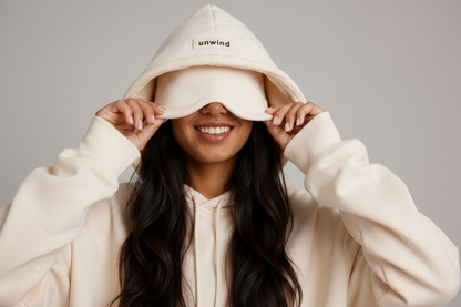 [Ivory] Unwind Airplane Mode Travel Hoodie