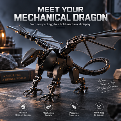 🐉🔥 From Egg to Dragon – Epic Mechanical Transforming Toy! 🔥🥚