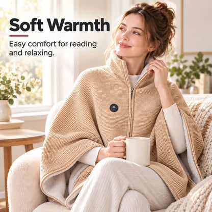 🎁 Wearable Heated Blanket for Cozy Couch & Desk Comfort