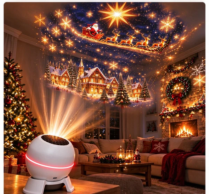 ⏳ Last day to save 49% –🎄🎅 Christmas Magic Projection Light – Bring Holiday Scenes to Life💖