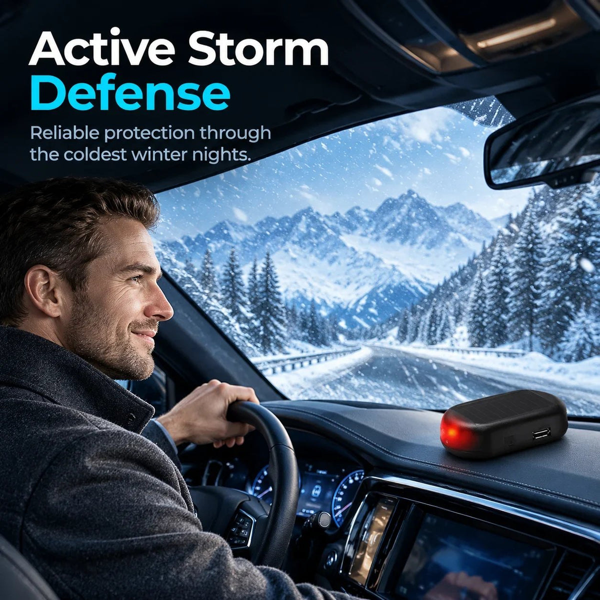 🔥🚗🚗Hot Sale🚗Electromagnetic Snow Removal & Anti-Freeze Device for Vehicles — Molecular Interference Technology❄️