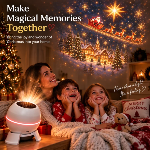 ⏳ Last day to save 49% –🎄🎅 Christmas Magic Projection Light – Bring Holiday Scenes to Life💖